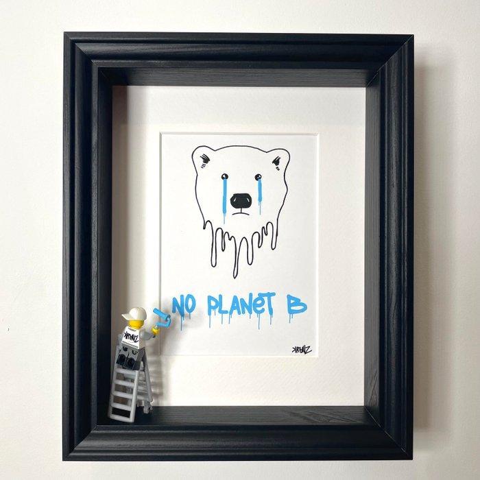 KRAM2 (1981) - NO PLANET B, Antiek en Kunst, Kunst | Schilderijen | Modern