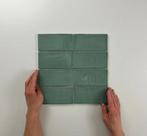 Wandtegel Cifre Cerámica Atlas Jade Groen Glans 7,5x15, Doe-het-zelf en Verbouw, Tegels, Nieuw, Minder dan 20 cm, 10 m² of meer