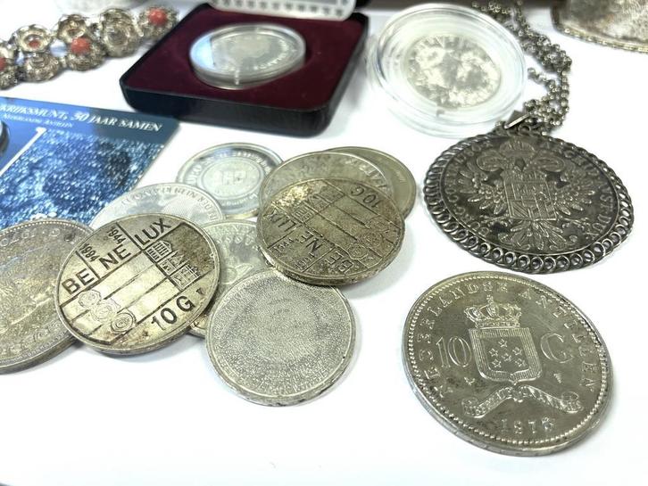 Zilveren munten sieraden of bestek verkopen Tieman Juweliers, Sieraden, Tassen en Uiterlijk, Armbanden, Zilver, Gebruikt, Zilver