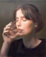 Erwin van Krey - Drinking girl