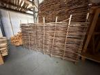 Ambachtelijk gevlochten Hazelaar tuinscherm 90 120 180, Ophalen of Verzenden, Nieuw, Hout, 150 tot 200 cm
