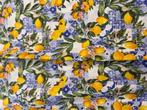 Mediterrane stof met Capri-citroenpatroon,, Antiek en Kunst