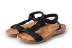 Ella Cruz Sandalen in maat 37 Zwart | 10% extra korting, Verzenden, Zwart, Sandalen of Muiltjes, Zo goed als nieuw