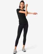 HEMA Dames sportlegging zwart 2=35% / 1=20%, Kleding | Dames, Leggings, Maillots en Panty's, Verzenden, Nieuw, Zwart
