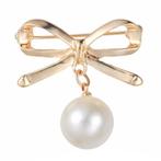 Fako Bijoux - Sierspeld - Sjaalspeld - Broche - Parel met, Verzenden, Nieuw