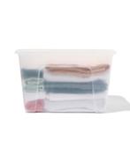 HEMA Opbergbox Tokyo transparant 60L recycled, Verzenden, Nieuw