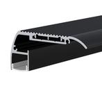 LED Profiel Trap Zwart – 27.3x63.5mm – 3 Meter – Aluminium, Ophalen of Verzenden, Nieuw