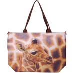 Handtas groot giraffe NIEUW, Ophalen of Verzenden, Nieuw, Bruin
