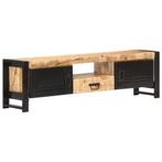 vidaXL Tv-meubel 140x30x40 cm ruw mangohout, Huis en Inrichting, Kasten | Televisiemeubels, 100 tot 150 cm, Verzenden, Nieuw, Minder dan 100 cm