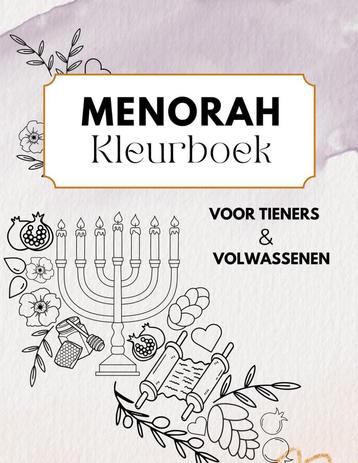 Menorah Kleurboek: Voor Tieners en Volwassenen beschikbaar voor biedingen