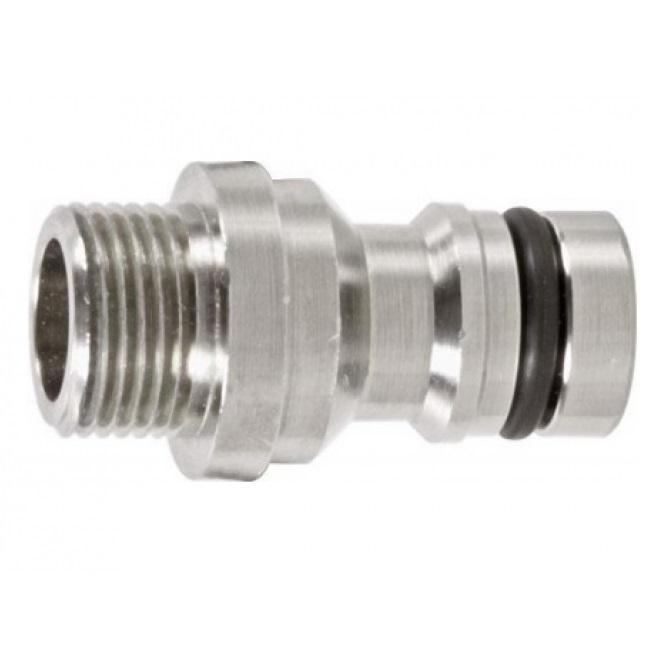 Geka Plus - nikkel - aansluitplug met bu.dr. 3/4, Tuin en Terras, Tuinsproeiers, Ophalen of Verzenden