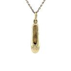 Gouden vintage balletschoen hanger 14 krt, Ophalen of Verzenden, Nieuw