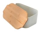 Basic Bamboe Broodtrommel - Brooddoos - Met deksel - 33 x, Huis en Inrichting, Keuken | Keukenbenodigdheden, Nieuw, Verzenden