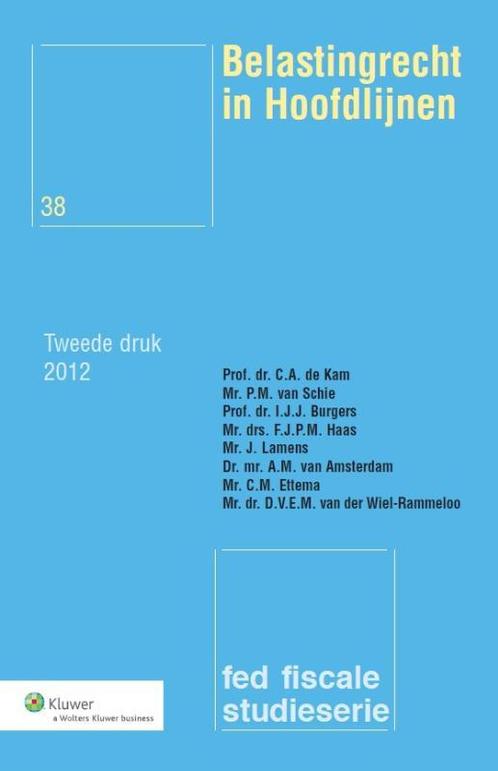 Belastingrecht in hoofdlijnen 9789013104165, Boeken, Economie, Management en Marketing, Zo goed als nieuw, Verzenden