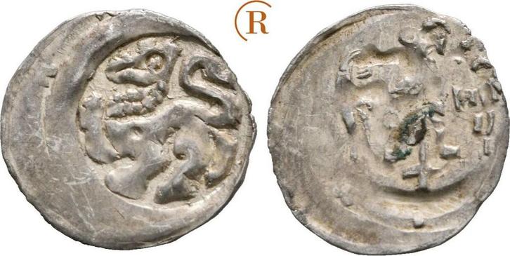 Pfennig Bamberg Bistum: Heinrich I von Bilversheim, 1242-..., Postzegels en Munten, Munten | Europa | Niet-Euromunten, Verzenden