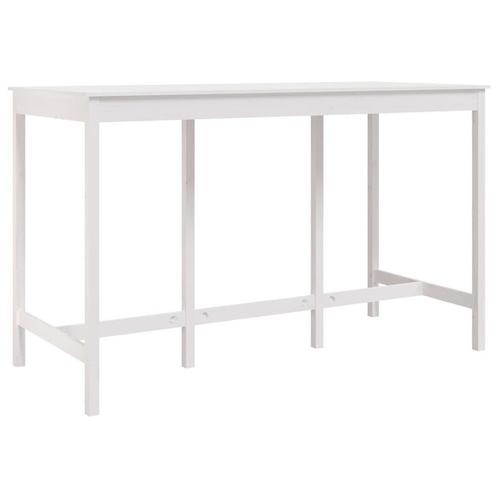 Bartafel 180x80 Wit Grenen - Retourdeal - Kroeg in Huis!, Huis en Inrichting, Tafels | Statafels, Nieuw, Ophalen of Verzenden