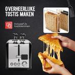 Tweedekans | Qualitá® Broodrooster met TostiKlemmen - Retro, Witgoed en Apparatuur, Broodroosters, Ophalen of Verzenden, Zo goed als nieuw