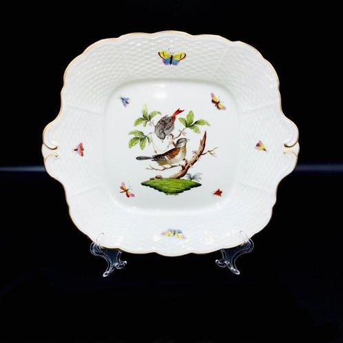 Herend - Large Square Serving Platter (27,5 cm) -, Antiek en Kunst, Antiek | Meubels | Tafels