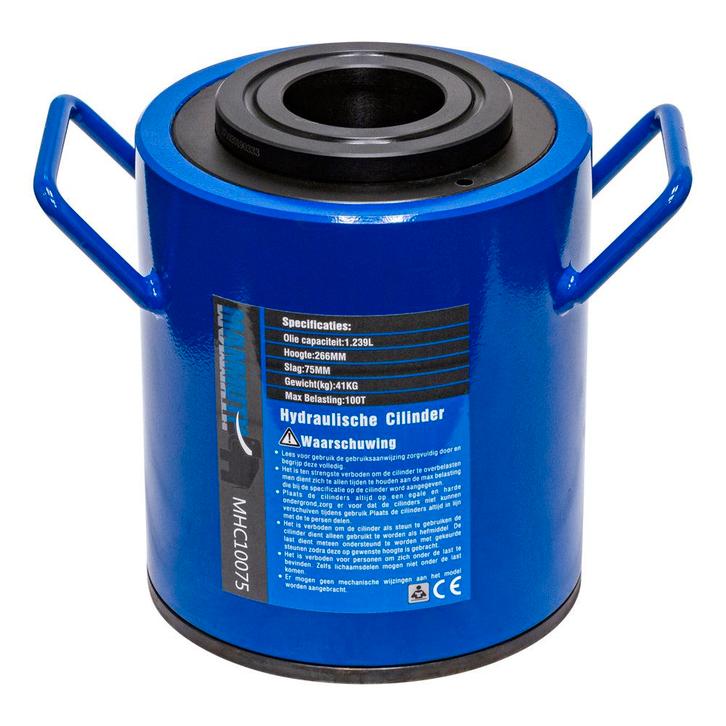 Holcilinder 100 ton slag 75mm, Auto diversen, Autogereedschap, Ophalen