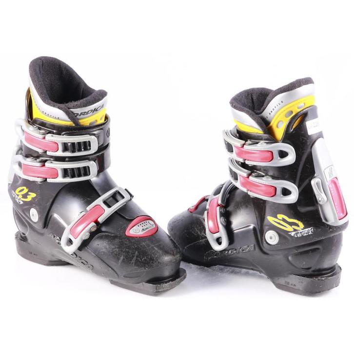 33 34 kinder skischoenen NORDICA SUPER 0.3, ski/walk, black/, Sport en Fitness, Skiën en Langlaufen, Gebruikt, Verzenden