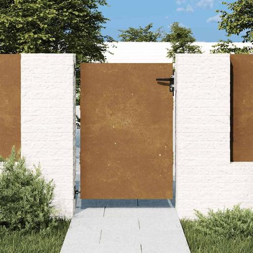 vidaXL Poort 85x150 cm cortenstaal, Tuin en Terras, Tuinpoorten, Nieuw, Verzenden