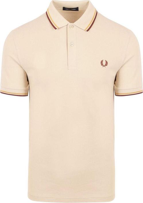 Fred Perry Polo M3600 Ecru W55 maat 3XL Heren, Kleding | Heren, Polo's, Wit, Nieuw, Overige maten, Verzenden