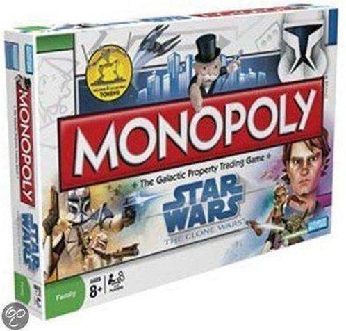 Monopoly Star Wars - Clone Wars, Hobby en Vrije tijd, Gezelschapsspellen | Bordspellen, Vijf spelers of meer, Zo goed als nieuw