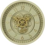 Wandklok Celestial Creme - Ø53 cm, Huis en Inrichting, Woonaccessoires | Klokken, Ophalen of Verzenden, Nieuw