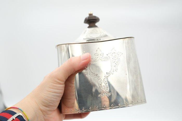 Doos - .925 zilver - Theedoos, Antiek en Kunst, Antiek | Goud en Zilver