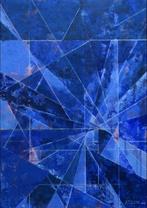 Lina Tani Moratalla (XX) - Blue geometry, Antiek en Kunst