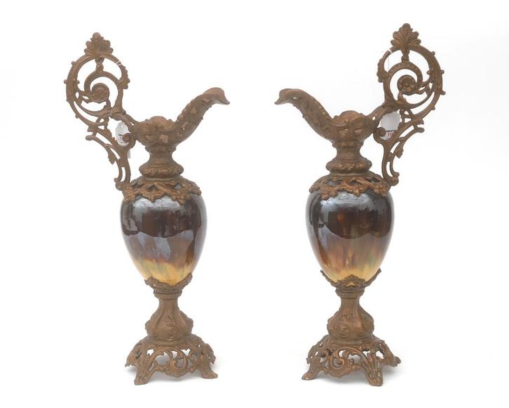 Twee Art Nouveau stijl vazen, 20e eeuw, Antiek en Kunst, Curiosa en Brocante