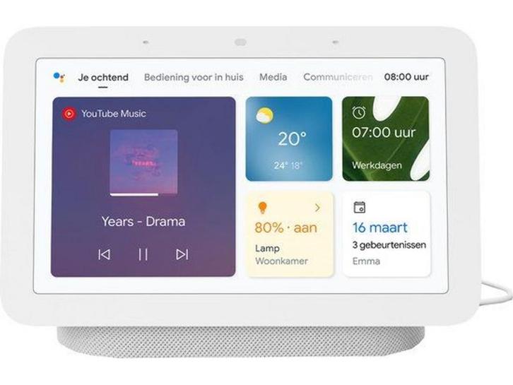 Google Nest Hub (2e generatie) - Smart Home Hub - Sleep, Audio, Tv en Foto, Luidsprekers, Nieuw, Verzenden
