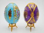 Fabergé ei - 2 Fabergé-eieren - Porselein, Antiek en Kunst