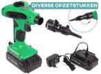 Hofftech Accu luchtpomp - 18V - 2-in-1 functie - Diverse, Caravans en Kamperen, Luchtpompen, Verzenden, Nieuw