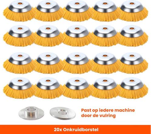 Set van 20 Stuks! Kibani Nylon Onkruidborstel 20 MM -, Tuin en Terras, Onkruidbranders, Nieuw