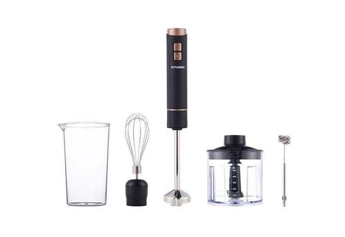 Hyundai staafmixer 5-in-1 (zwart met roségoud), Witgoed en Apparatuur, Keukenmixers, Nieuw