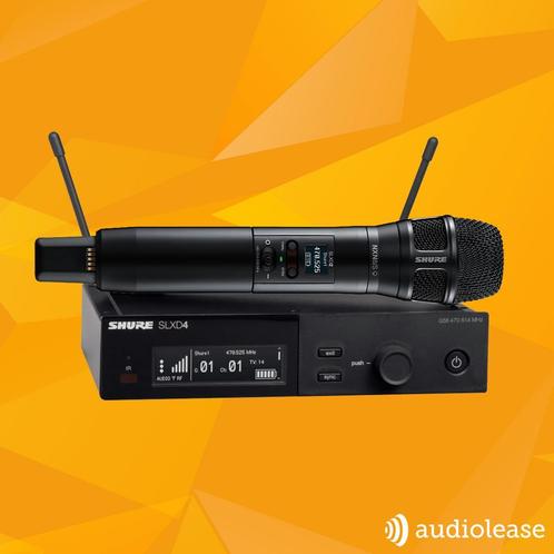 Shure SLXD24E/N8SB K59 (606 – 650 MHz) Nexadyne, Muziek en Instrumenten, Microfoons, Zangmicrofoon, Nieuw, Draadloos, Verzenden