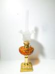 olielamp - Glas, Kristal, Messing