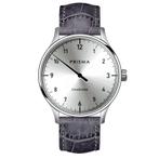 Prisma Design Einzeiger Eenwijzerhorloge Zilver 40mm, Sieraden, Tassen en Uiterlijk, Horloges | Dames, Nieuw, Verzenden
