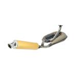 Uitlaat Tomos A3 / A35 25mm Tecno Circuit goud blank met, Fietsen en Brommers, Ophalen of Verzenden, Nieuw