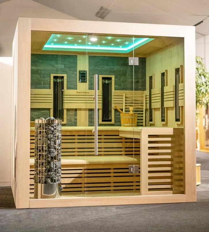 Grootste Infrarood Sauna / Infraroodcabine specialist van NL, Sport en Fitness, Sauna, Infrarood, Complete sauna, Nieuw, Ophalen of Verzenden