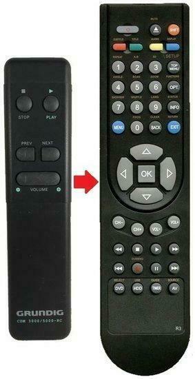 Grundig CDM3000/5000-RC afstandsbediening, Audio, Tv en Foto, Afstandsbedieningen, Verzenden