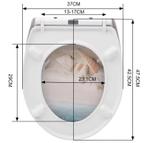 Ovale Duroplast Toiletbril met Soft-Close en Snelsluiting, Verzenden, Nieuw