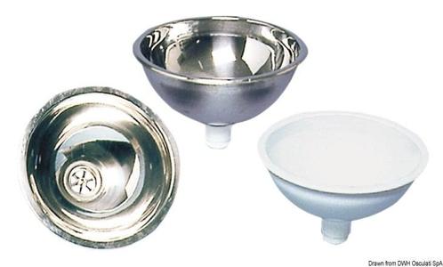 Osculati RVS Wasbak RVS rond 260x125mm, Watersport en Boten, Bootonderdelen, Ophalen of Verzenden