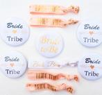 10 delige set met 5 buttons en 5 armbanden Bride Tribe, Hobby en Vrije tijd, Feestartikelen, Nieuw, Feestartikel, Geboorte of Huwelijk