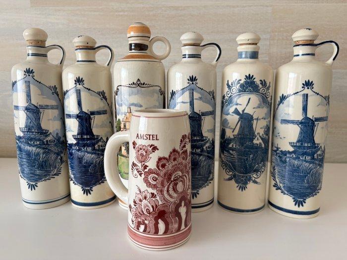 Royal Goedewaagen - Kruik (7) - Aardewerk, Delfts blauw,, Antiek en Kunst, Antiek | Glas en Kristal