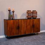 Dressoir Mangohout Levi 180 cm, Huis en Inrichting, Kasten | Dressoirs, Verzenden, 150 tot 200 cm, Nieuw, Industriële meubels