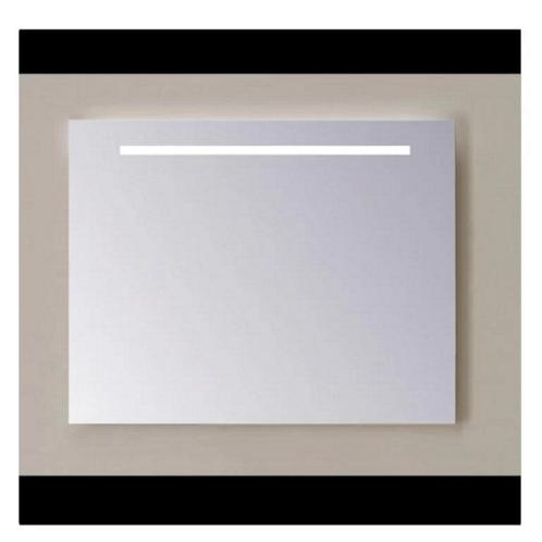 Spiegel Sanicare Q-Mirrors 75x60 cm PP-Geslepen Vierkant Met, Huis en Inrichting, Woonaccessoires | Spiegels, Nieuw, Vierkant