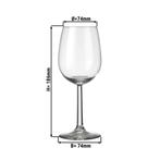 GGM Gastro | (12 stuks) Wijnglas - ESPRIT - 290 ml - |, Verzenden, Nieuw, Effen