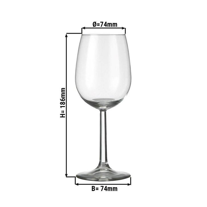 GGM Gastro | (12 stuks) Wijnglas - ESPRIT - 290 ml - |, Huis en Inrichting, Keuken | Servies, Effen, Nieuw, Verzenden
